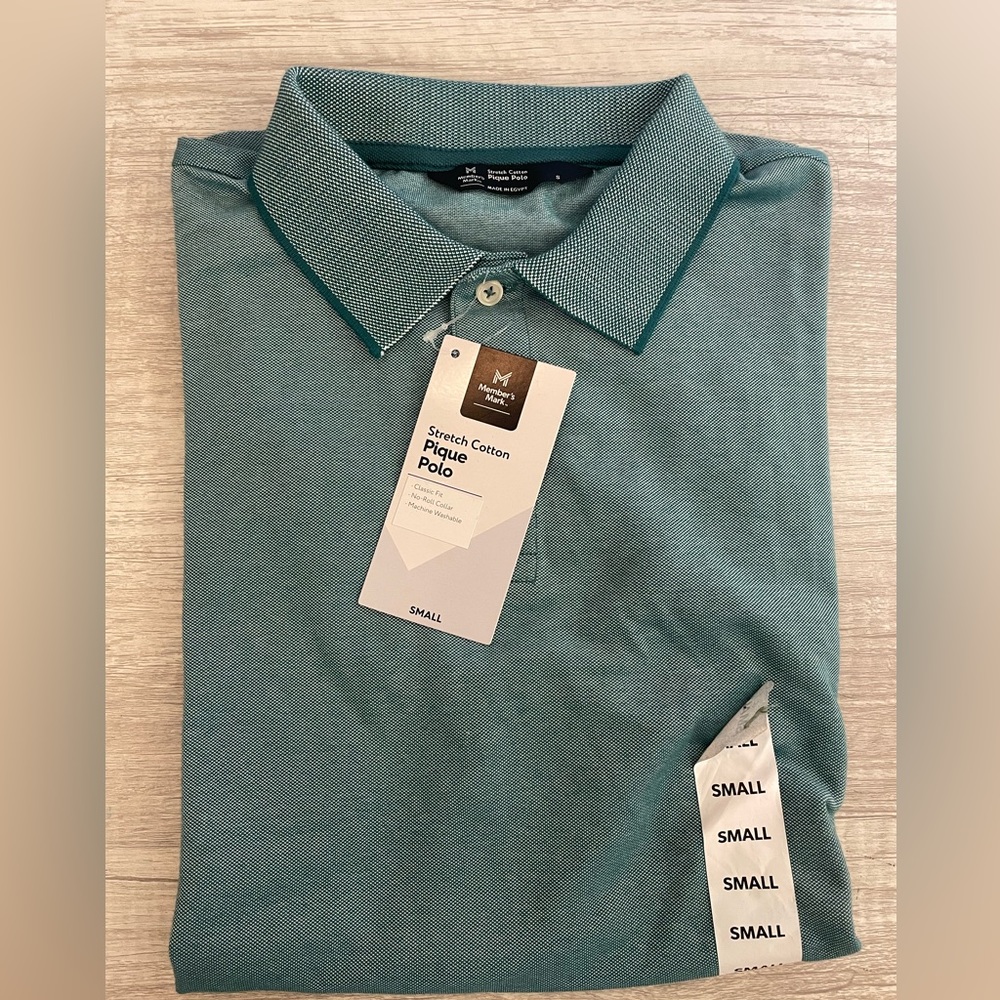 Member's Mark Men's Stretch Cotton Classic Fit Pique Polo Shirt